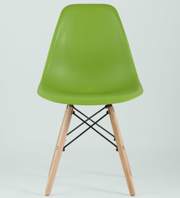 Стул Eames Style DSW зеленый x4 (разборный каркас)