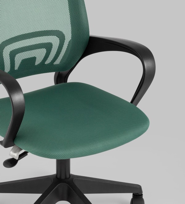Кресло офисное TopChairs ST-Basic сетка/ткань зеленый