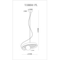Светильник подвесной Moderli V10694-PL Cosmi