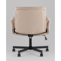 Кресло офисное TopChairs Foldo с откидными подлокотниками бежевое