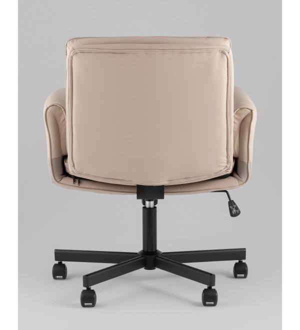 Кресло офисное TopChairs Foldo с откидными подлокотниками бежевое