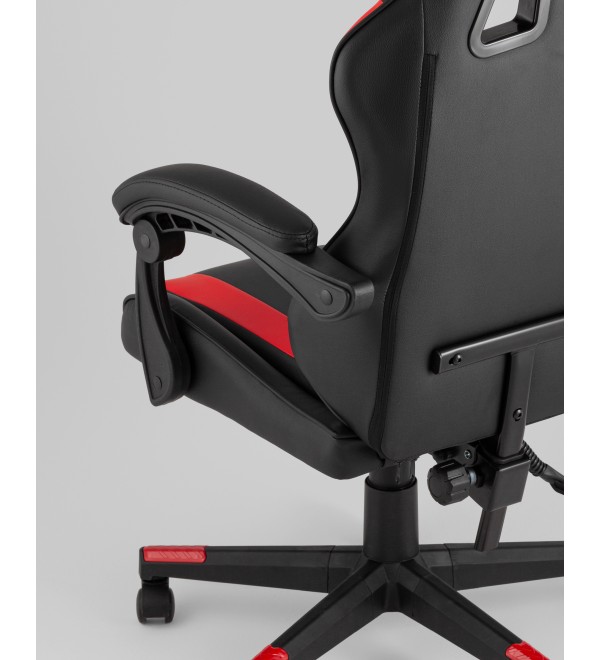 Кресло спортивное TopChairs Commander черно-красный