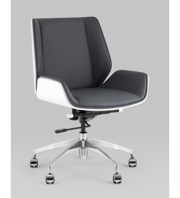 Кресло офисное TopChairs Crown SN серо-голубой