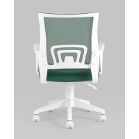 Кресло офисное TopChairs ST-BASIC-W зеленый крестовина пластик белый