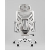 Кресло офисное TopChairs Structo серая сетка