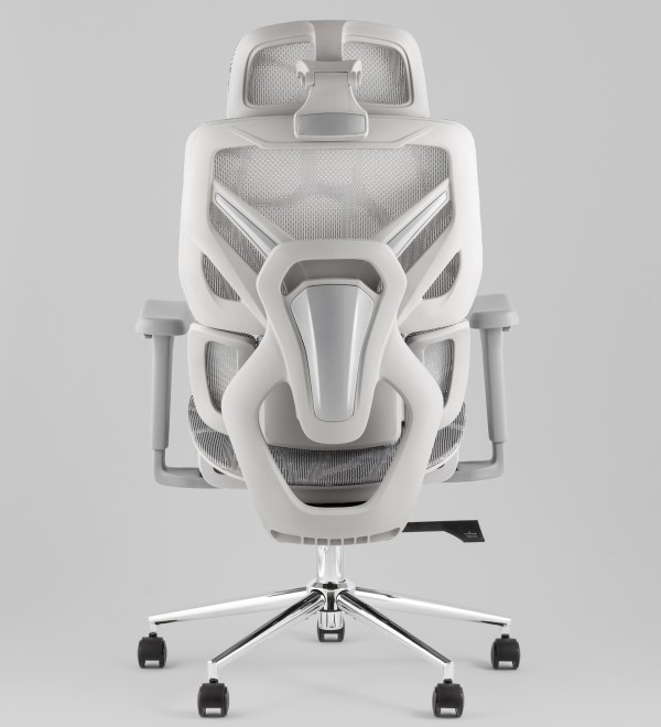 Кресло офисное TopChairs Structo серая сетка