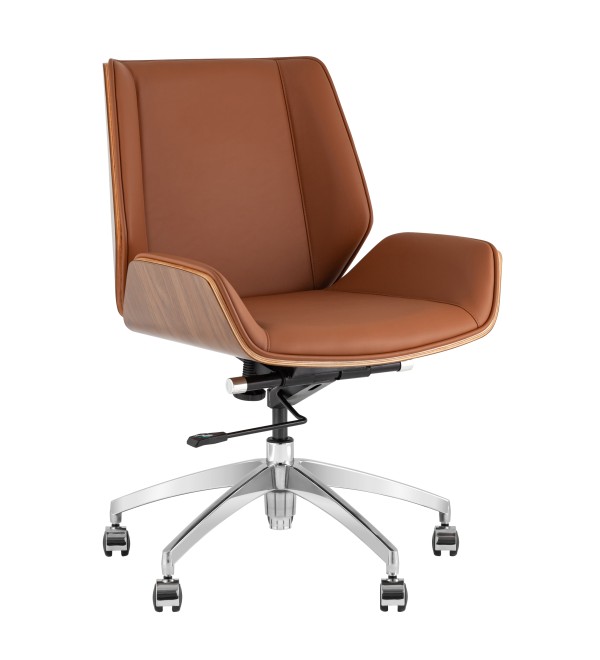 Кресло офисное TopChairs Crown SN коричневый