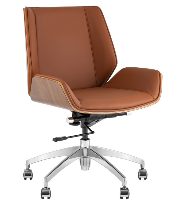 Кресло офисное TopChairs Crown SN коричневый