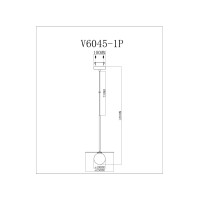 Светильник подвесной Moderli V11570-1P Scrumbel