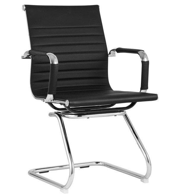 Кресло для посетителей TopChairs Visit черное