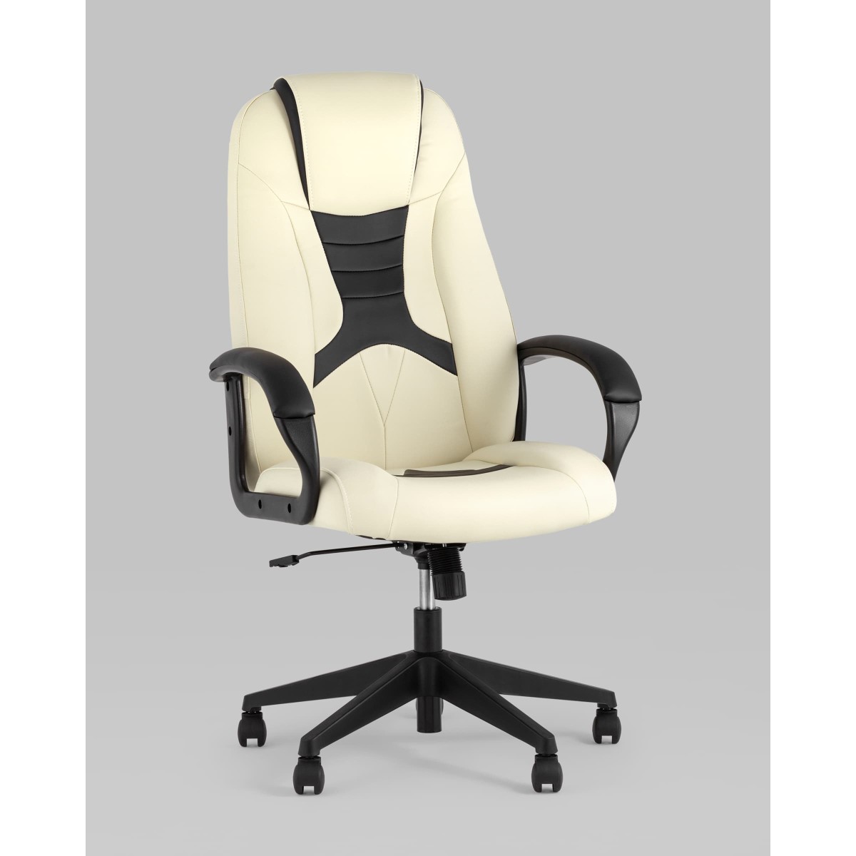 Кресло игровое TopChairs ST-CYBER 8 белый/черный