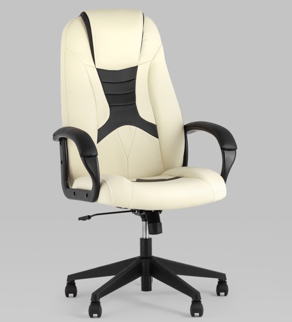 Кресло игровое TopChairs ST-CYBER 8 белый/черный