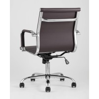 Кресло офисное TopChairs City S коричневое