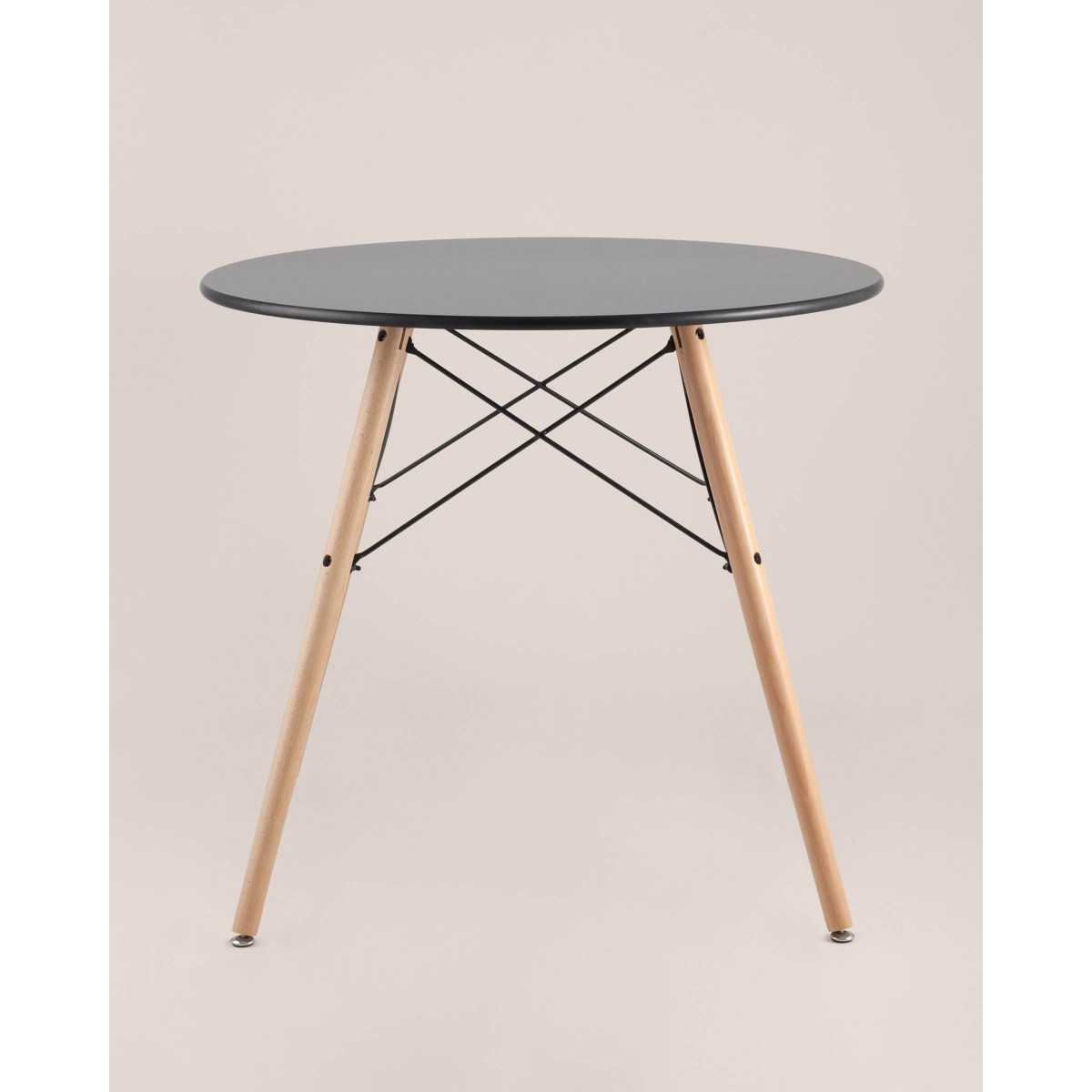 Стол круглый EAMES DSW NEW D=80 черный