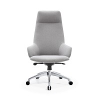 Кресло руководителя TopChairs Bow в ткани серый