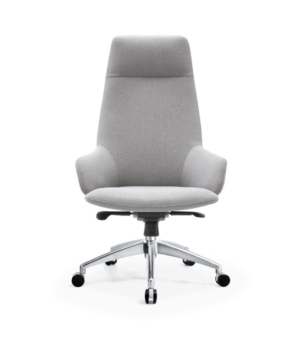 Кресло руководителя TopChairs Bow в ткани серый
