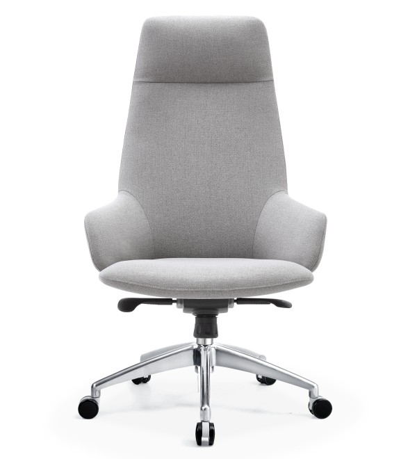 Кресло руководителя TopChairs Bow в ткани серый