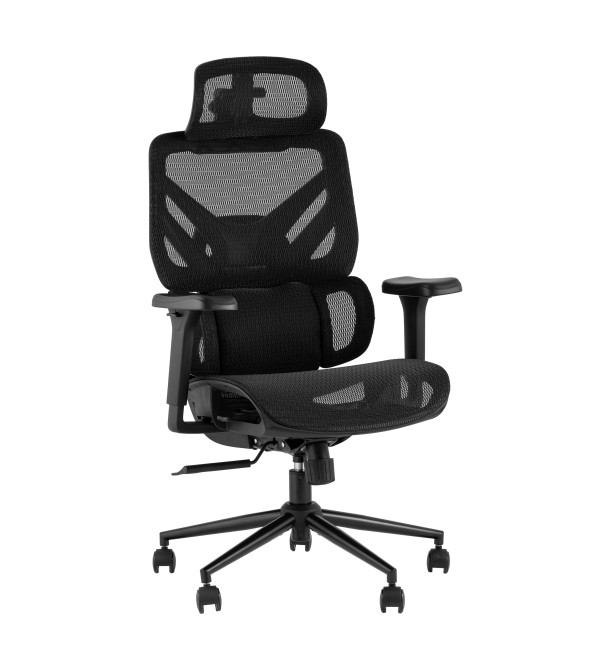 Кресло офисное TopChairs Structo черная сетка