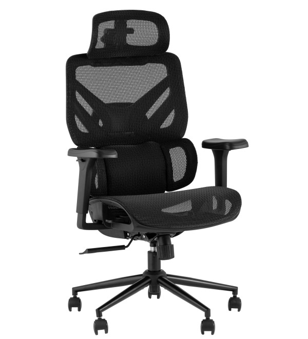 Кресло офисное TopChairs Structo черная сетка