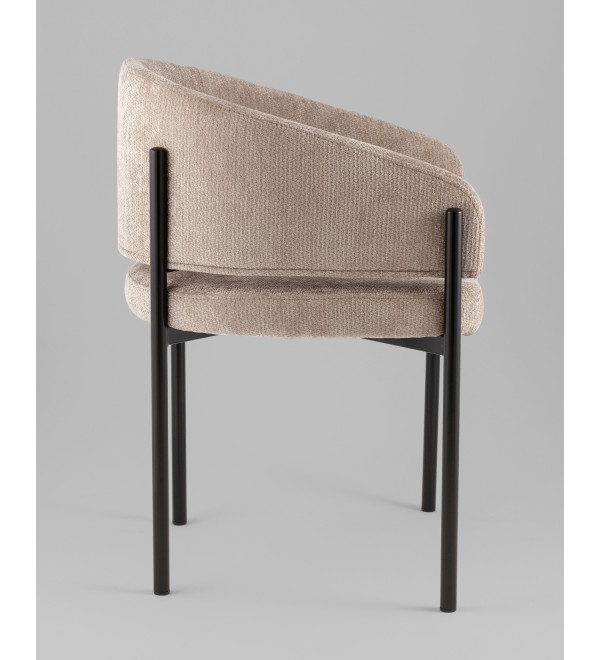 Стул Делия шенилл бежевый