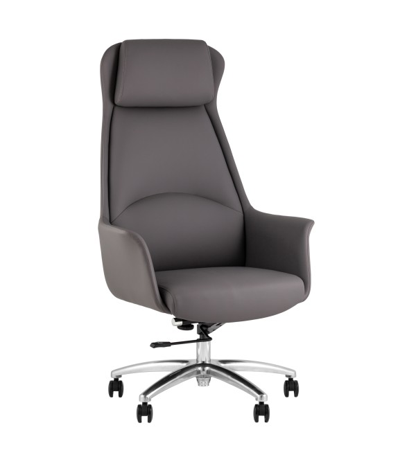 Кресло руководителя TopChairs Viking NEW серое