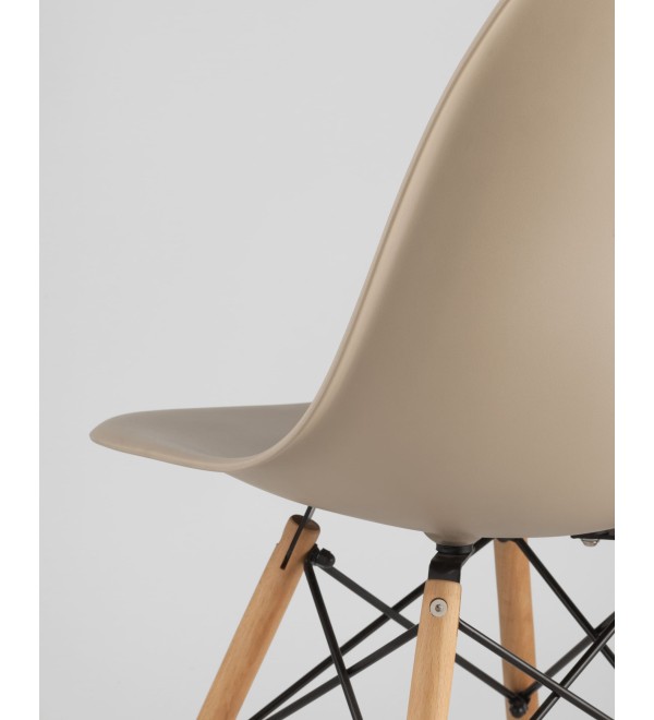 Стул Eames DSW бежевый x4