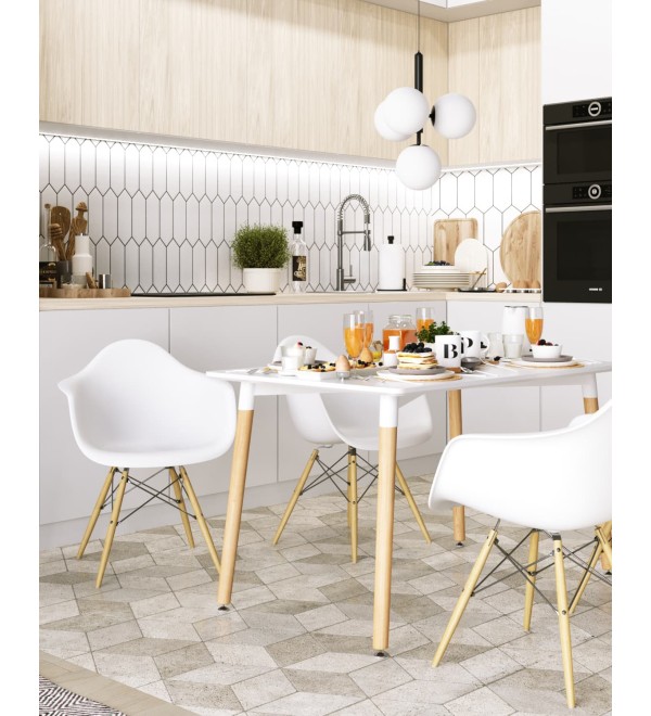 Стул Eames DAW белый