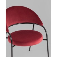 Стул Тилль велюр красный