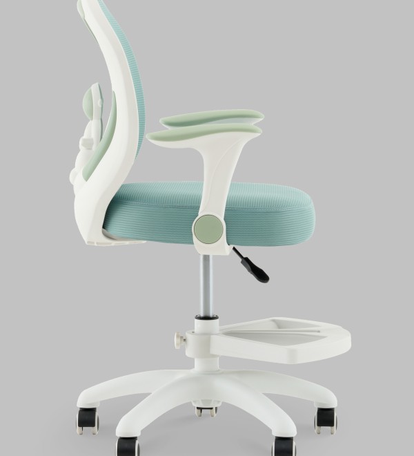 Кресло компьютерное детское TopChairs Spaceman мятный