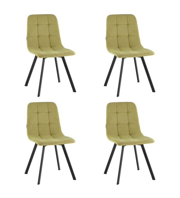 Стул Одди Original Square велюр оливковый 4 шт.
