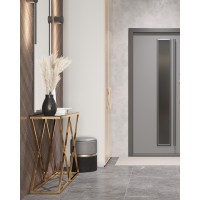 Консоль ИНСИГНИЯ 115*30 золото стекло smoke