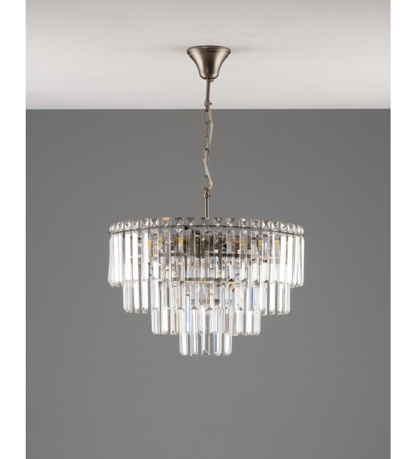 Люстра подвесная Moderli V10738-9P Crystal