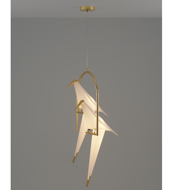 Подвесной светодиодный светильник Moderli V3071-2PL origami Birds 2*LED*6W