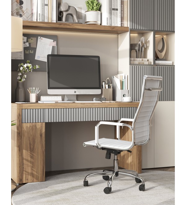 Кресло руководителя TopChairs City белое
