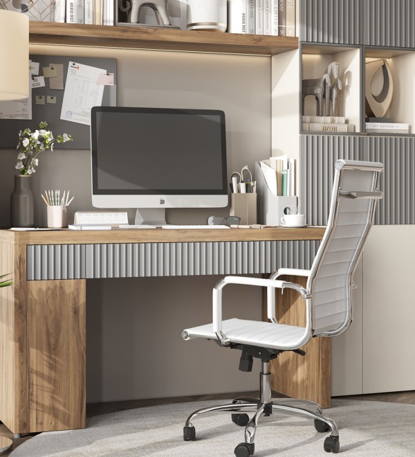 Кресло руководителя TopChairs City белое