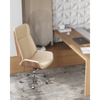 Кресло руководителя TopChairs Crown SN бежевый