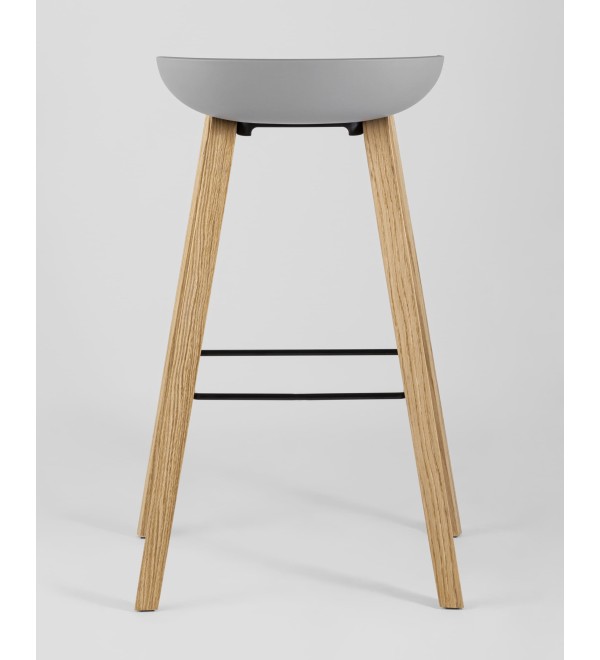 Стул барный LIBRA СЕРЫЙ