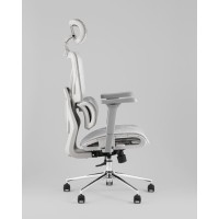Кресло офисное TopChairs Structo серая сетка