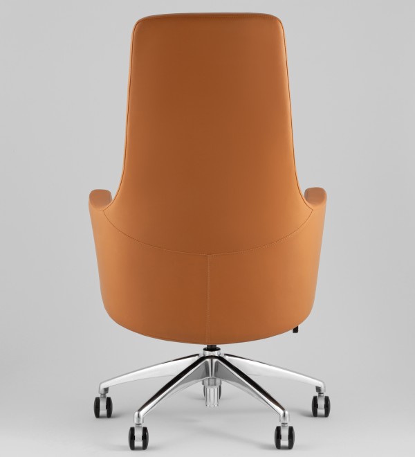 Кресло руководителя TopChairs Ferris коричневое