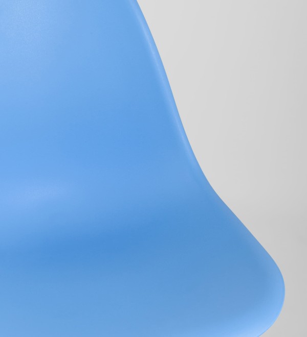 Стул Eames Style DSW голубой x4 (разборный каркас)