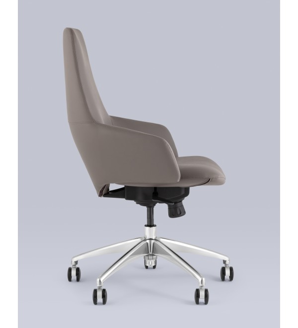 Кресло офисное TopChairs Bow серый