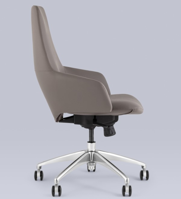 Кресло офисное TopChairs Bow серый