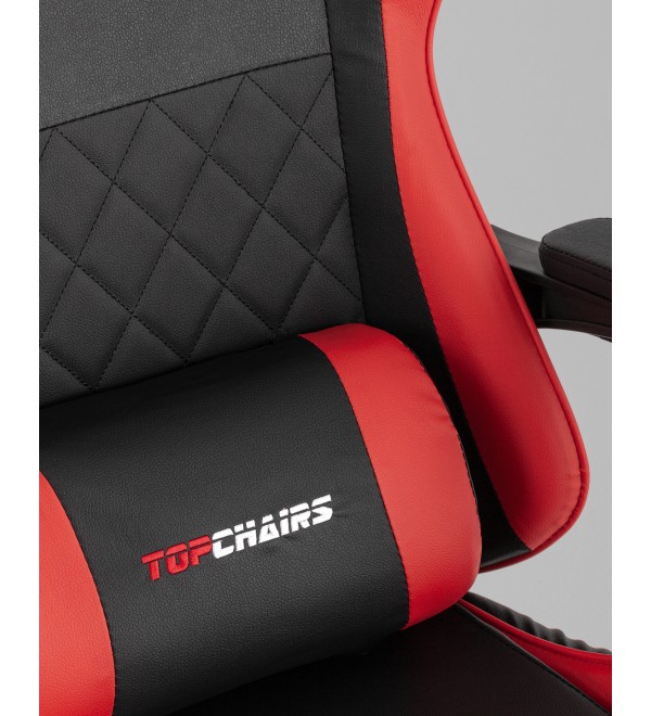 Кресло спортивное TopChairs MG-7043 черно-красный