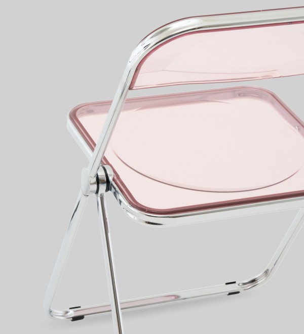 Стул Fold Pink складной розовый