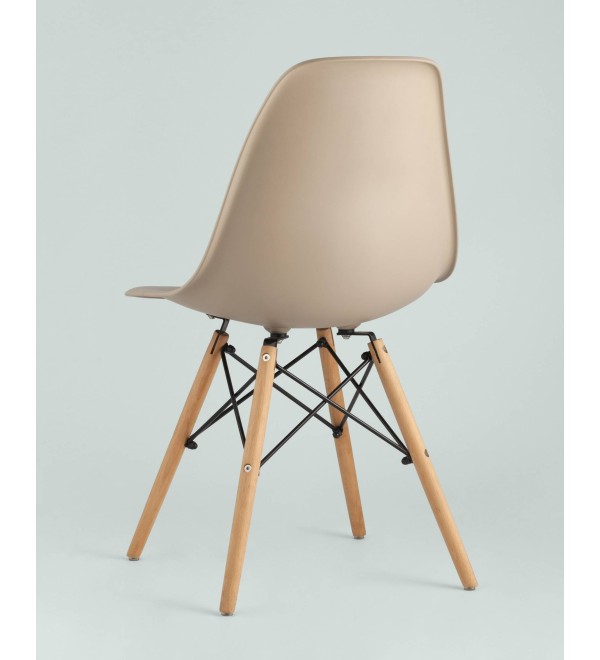 Стул Eames DSW бежевый