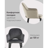 Стул Венера велюр сине-зеленый