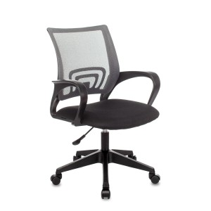 Кресло офисное TopChairs ST-Basic сетка/ткань темно-серый