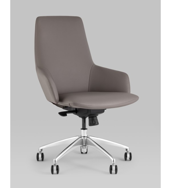 Кресло офисное TopChairs Bow серый