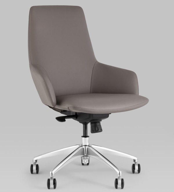 Кресло офисное TopChairs Bow серый