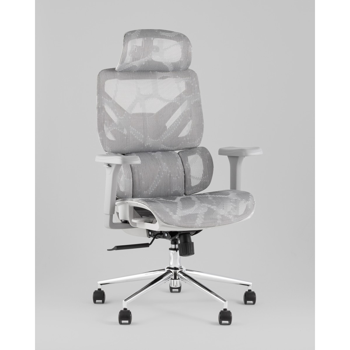 Кресло офисное TopChairs Structo серая сетка
